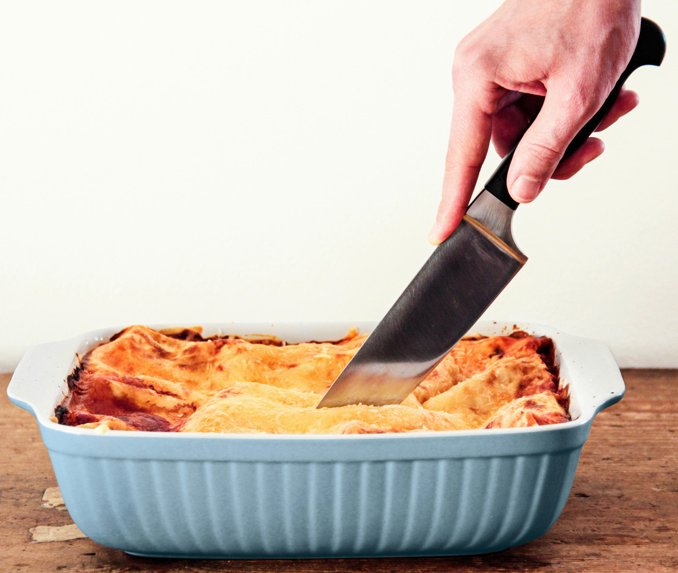 AUFLAUFFORM KITCHEN TIME Keramik 2-teilig  - Hellblau, Basics, Keramik (33/8/24cm) - Mäser