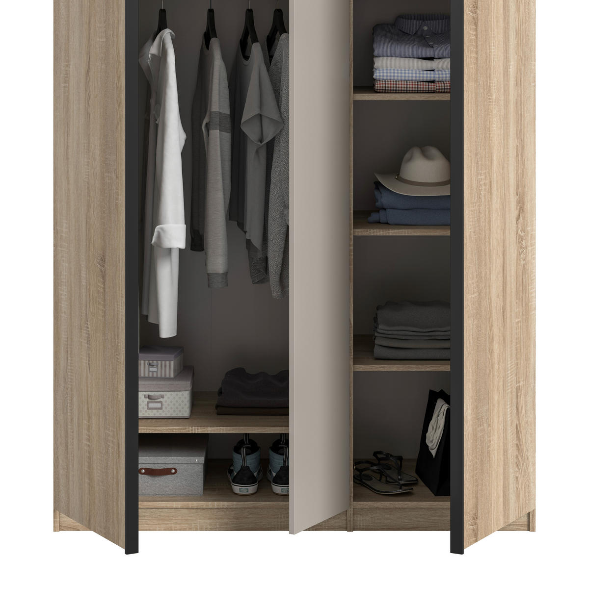 EINLEGEBODENSET 78/1,6/48 cm 4-teilig Sonoma Eiche  - Sonoma Eiche, MODERN, Holzwerkstoff (78/1,6/48cm) - MID.YOU