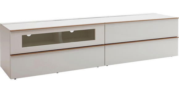 LOWBOARD 227,5/54/56,5 cm - Eichefarben/Weiß, Design, Holz/Holzwerkstoff (227,5/54/56,5cm) - Dieter Knoll