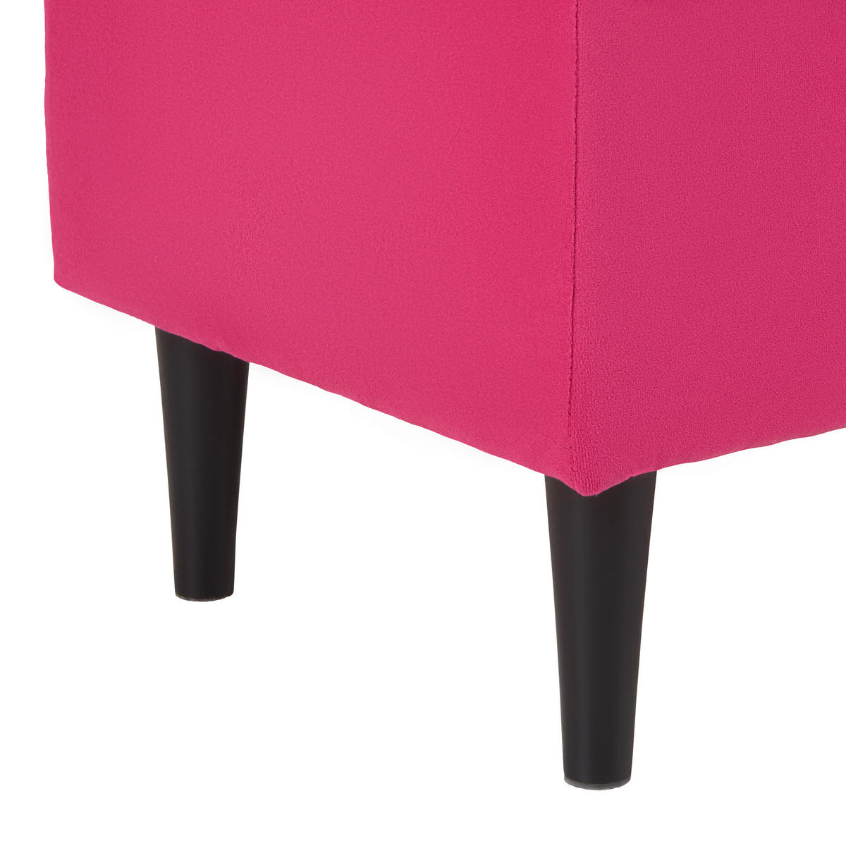 PALL i textil, trämaterial pink  - pink/svart, trämaterial/trä (63/43/42cm) - MID.YOU