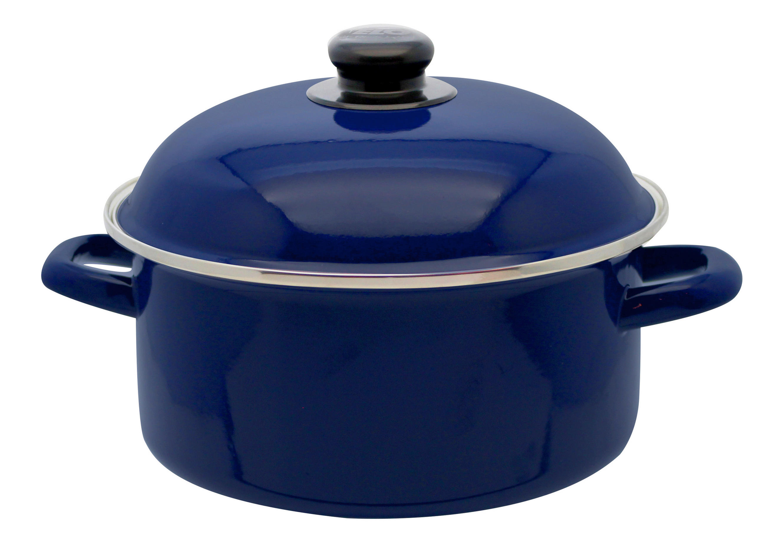 FLEISCHTOPF Royal Blau 6 L  - Blau, Basics, Metall (24cm) - ELO