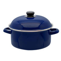 FLEISCHTOPF Royal Blau 6 L  - Blau, Basics, Metall (24cm) - ELO