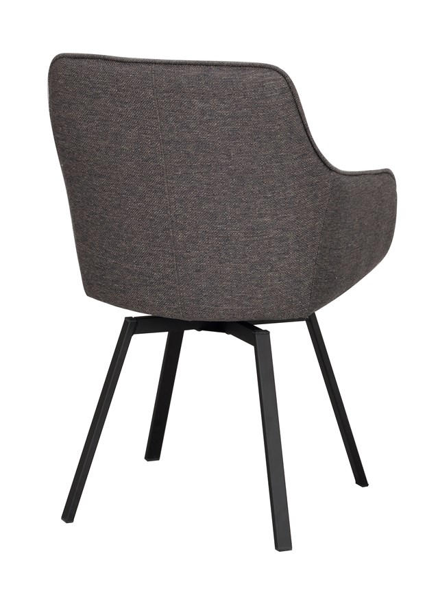 SNURRSTOL  i grå, svart  - svart/grå, Klassisk, metall/textil (58/89/59cm) - Rowico