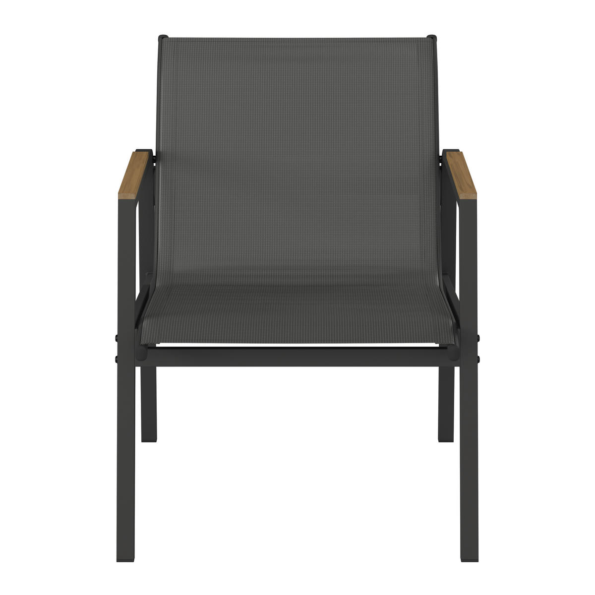 LOUNGEGARNITUR Eisen  - Dunkelgrau/Naturfarben, MODERN, Glas/Kunststoff - Ambia Garden