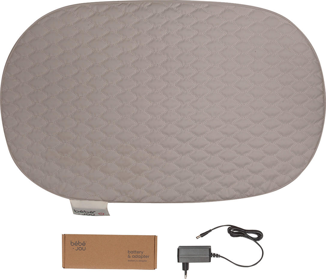 WICKELAUFLAGE - Graubraun, Basics, Kunststoff (74/44.5/9cm) - Bebe Jou