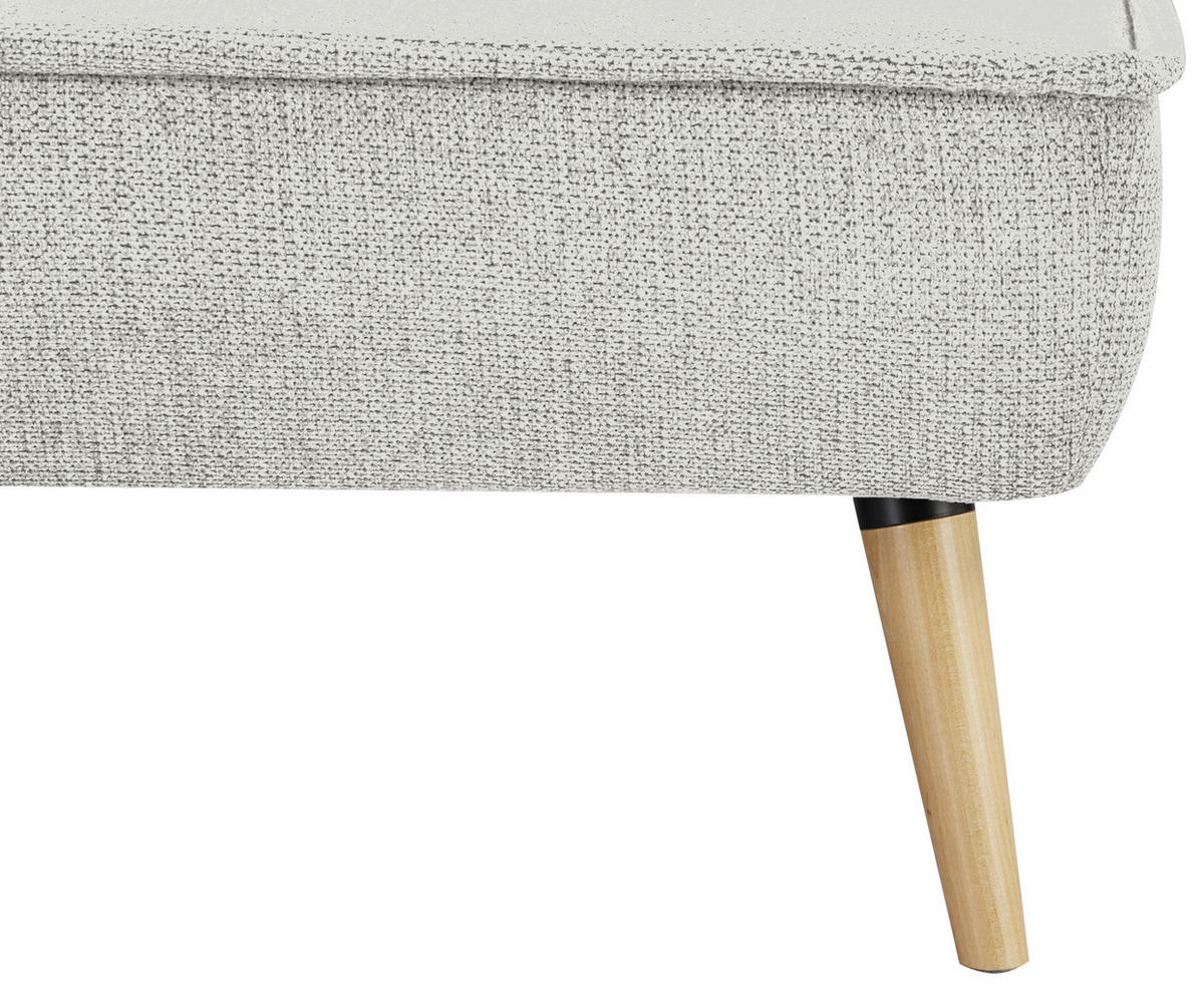 SCHLAFSOFA in Webstoff Creme  - Creme/Naturfarben, MODERN, Holz/Textil (188/84/87cm) - MID.YOU