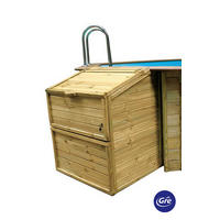 POOL-TECHNIKRAUM 2024  - Kieferfarben, KONVENTIONELL, Holz (100/143/88cm) - Gre