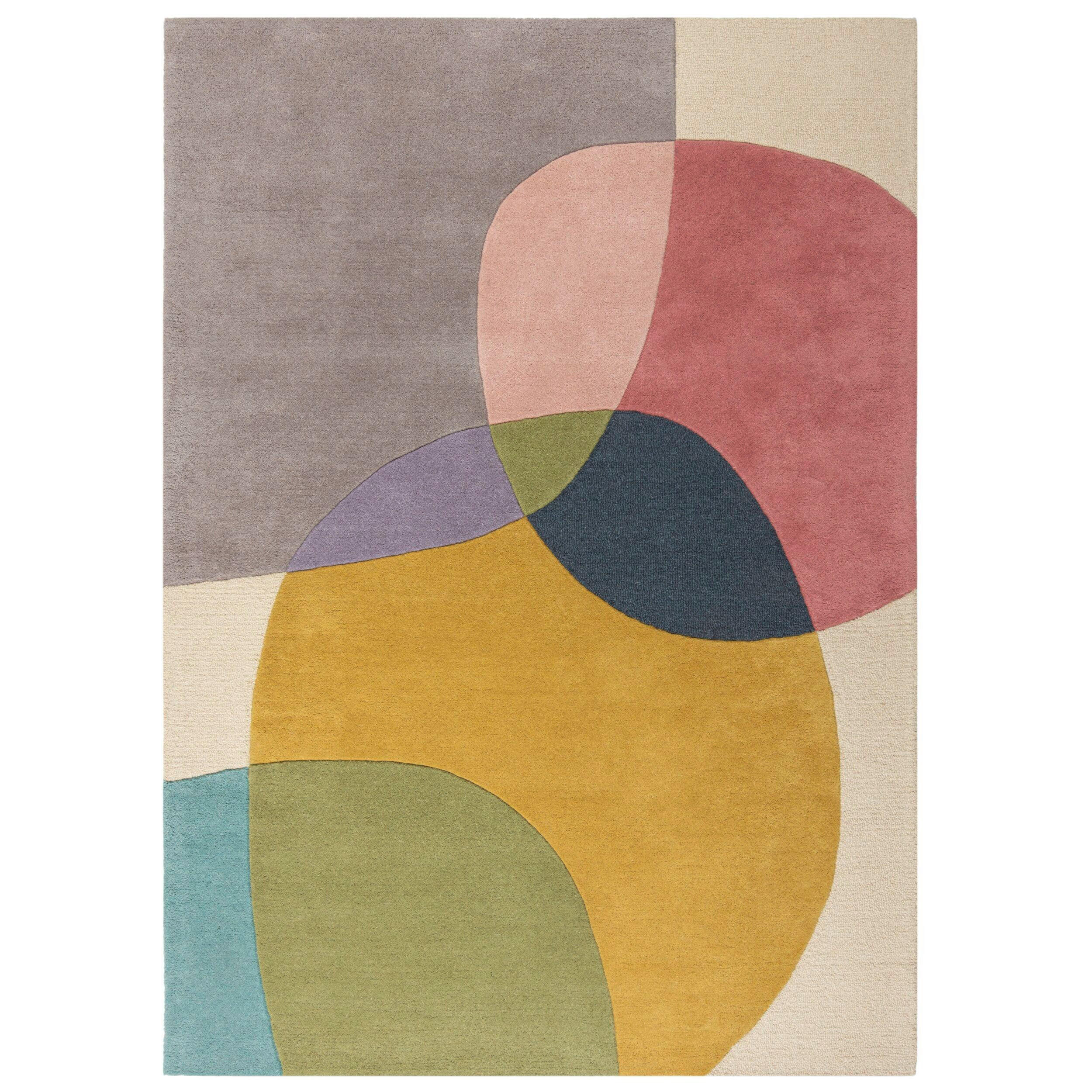 Flair Rugs Wollteppich Mehrfarbig 230x160 cm