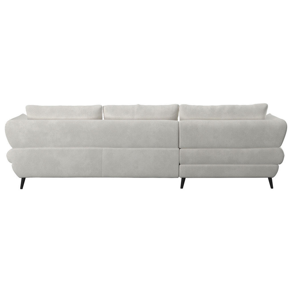 Thumbnail - Livetastic Ecksofa, Creme, Textil, 3-Sitzer, Ottomane links, L-Form, 281x181 cm, Made in EU, Stoffauswahl, Rücken echt, ...