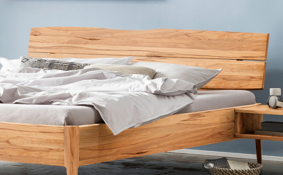 BETT 160/200 cm  in Buchefarben  - Buchefarben, Design, Holz (160/200cm) - Hasena