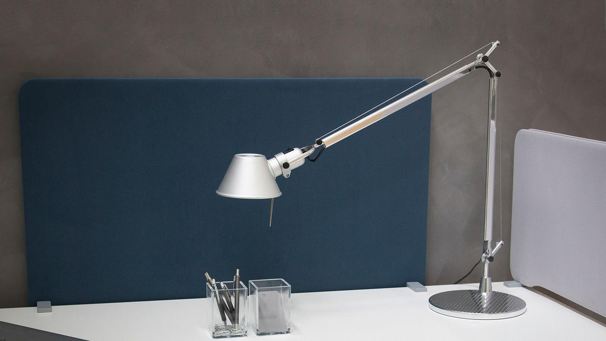 SCHREIBTISCHLEUCHTE Tolomeo 78/64,5 cm   - Alufarben, Design, Metall (78/64,5cm) - Artemide