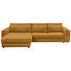 ECKSOFA in Cord Gelb  - Gelb/Schwarz, Konventionell, Holzwerkstoff/Kunststoff (194/333cm) - MID.YOU