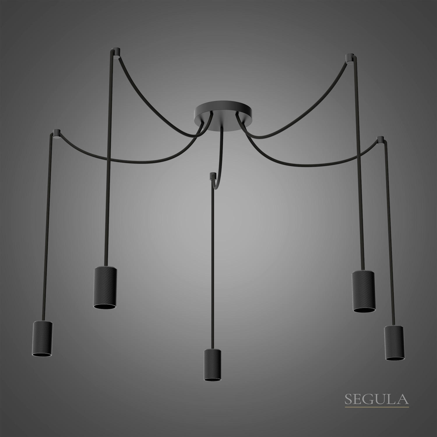 HÄNGELEUCHTE 12.5/2.5 cm  - Schwarz, Basics, Metall (12.5/2.5cm)