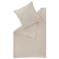 BETTWÄSCHE E-Herringbone taupe Flanell 135/200 cm  - Greige, Design, Textil (135/200cm) - Esprit