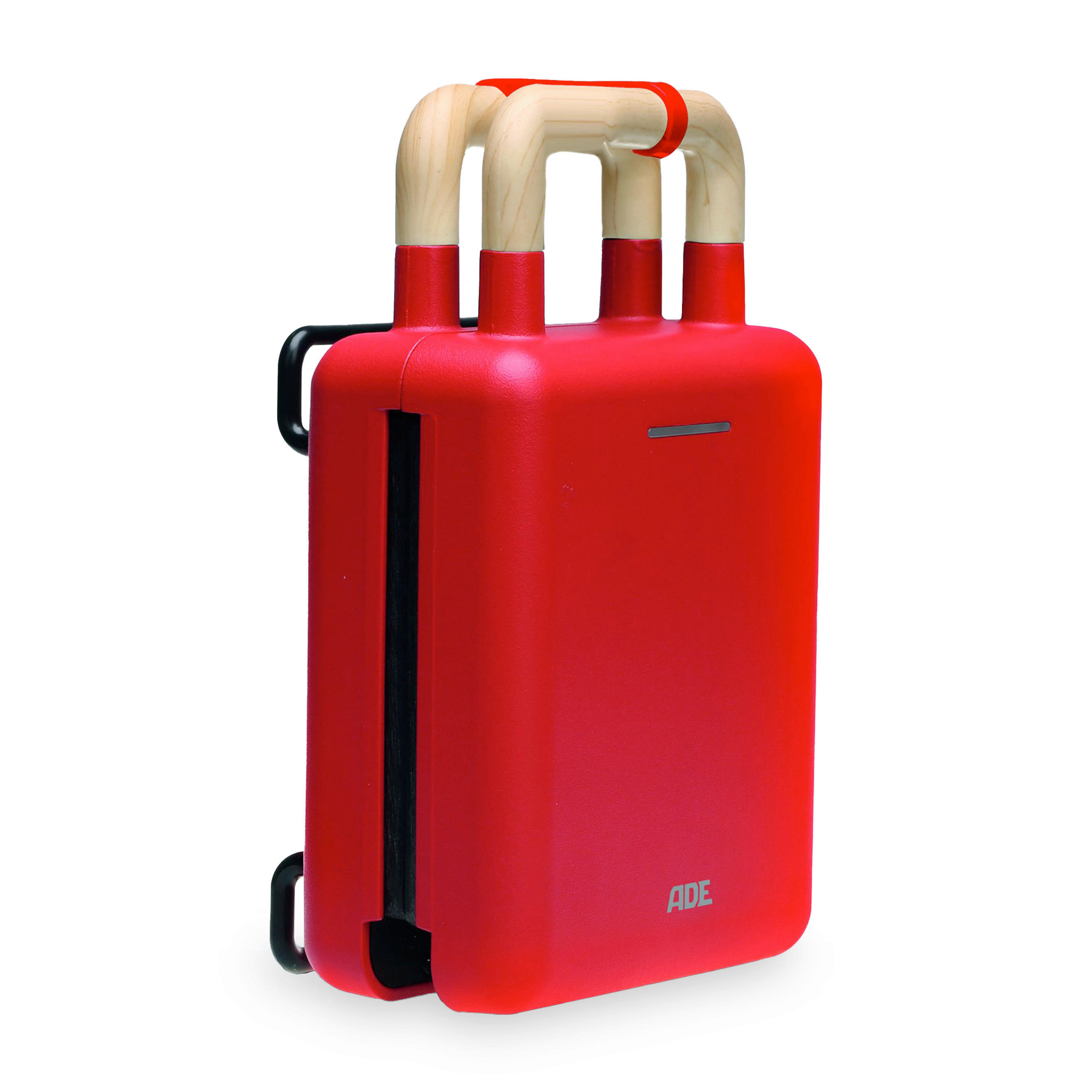 WAFFELEISEN  - Rot, Basics, Metall (22,5/17,5/15cm)