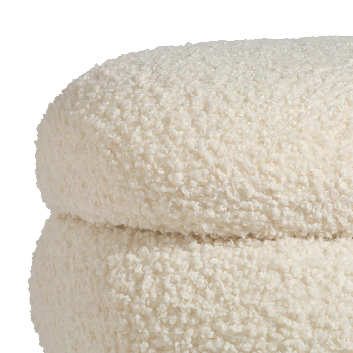 HOCKERBANK in Textil, Holzwerkstoff Creme  - Creme/Weiß, Design, Holzwerkstoff/Textil (130/50/46.5cm) - MID.YOU