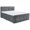 BOXBETT 180/200 cm  in Anthrazit  - Anthrazit, Modern, Holzwerkstoff/Kunststoff (180/200cm) - MID.YOU