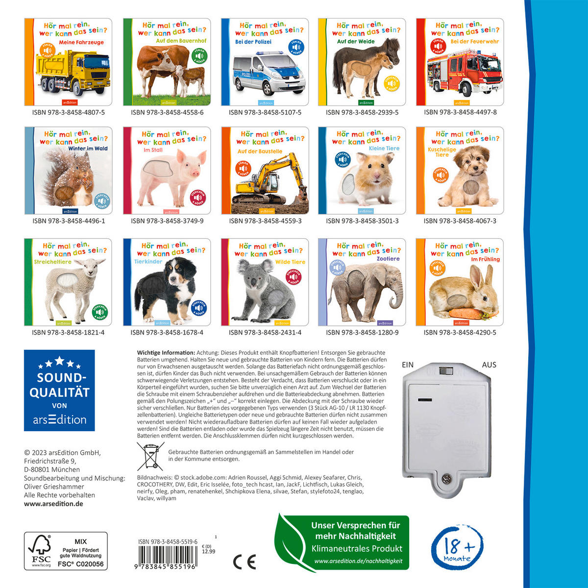 SOUND- UND FÜHLBUCH - Basics (19,7/19,7/1,8cm) - Carlsen