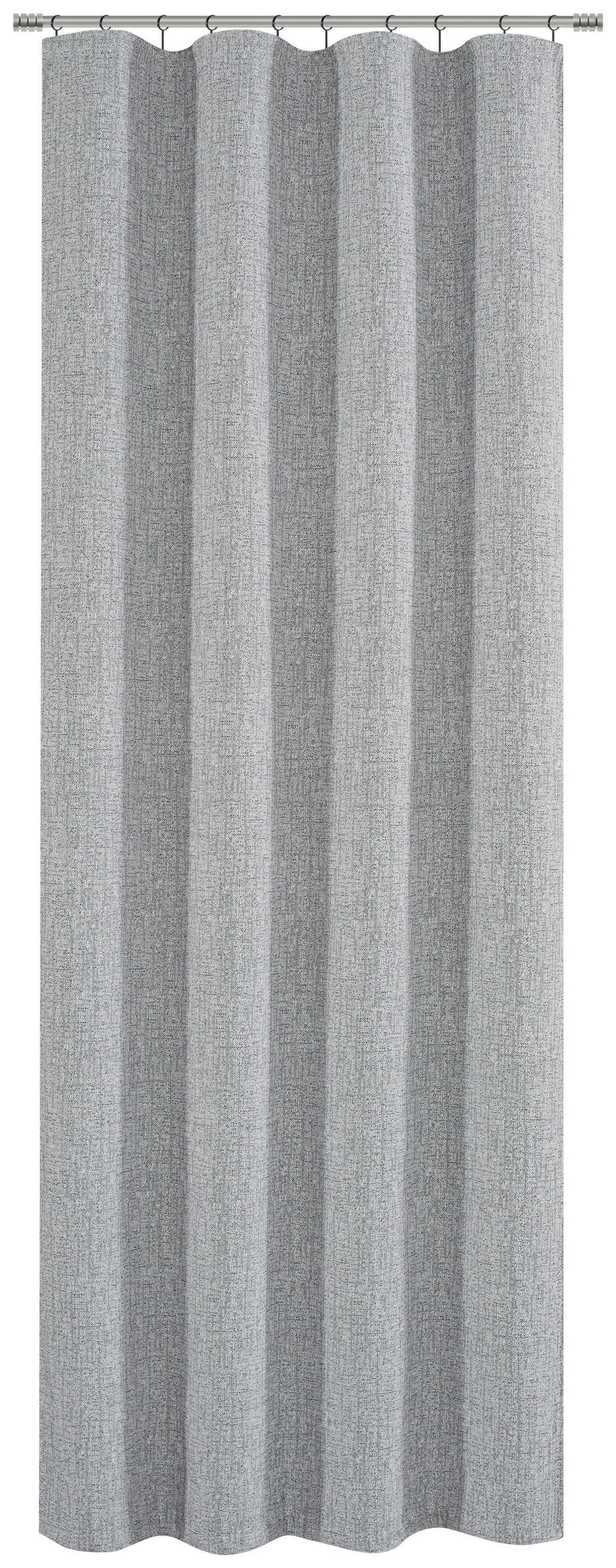 HOTOVÝ ZÁVĚS, neprůsvitné, 135/255 cm - šedá, Design, textil (135/255cm) - Esposa