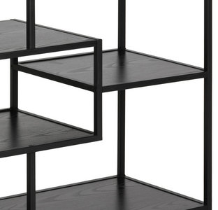Regal in Schwarz mit Metall Rahmen bestellen Schwarz Regale Wohnzimmer Kollektion Carryhome