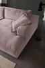 MEGASOFA Kord Rosa  - Schwarz/Rosa, Design, Kunststoff/Textil (290/86/170cm) - Pure Home Lifestyle