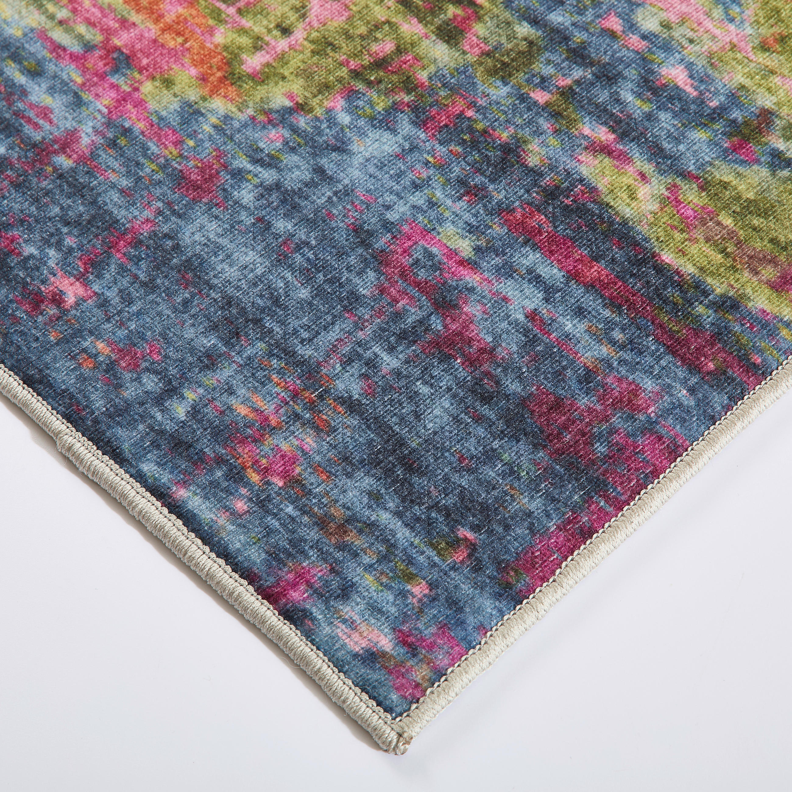 Thumbnail - Novel Vintage-Teppich, Textil, Regenbogen, rechteckig, 160x230 cm, rutschfest, in verschiedenen Größen erhältlich, feuch...