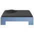 BETT 140/200 cm - Blau, Design (140/200cm) - XORA