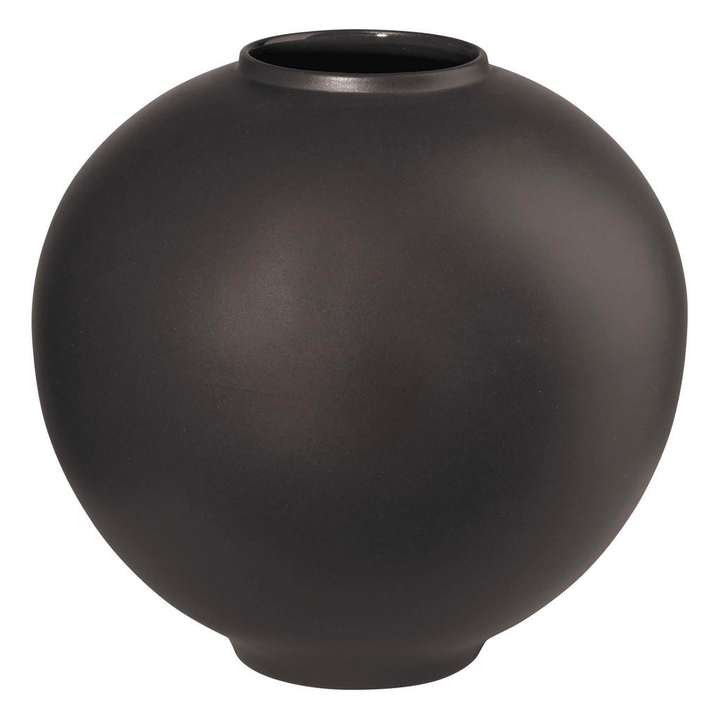 ASA VÁZA, keramika, 16 cm - čierna