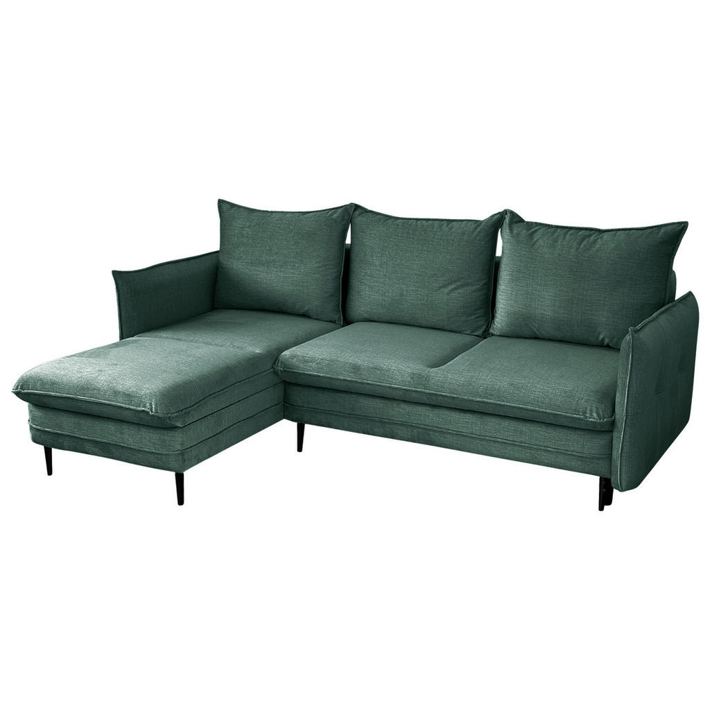 Thumbnail - Mid.you Ecksofa, Mintgrün, Textil, 3-Sitzer, Füllung: Polyurethan (PUR),Polyurethan (Pur), seitenverkehrt montierbar, L-...