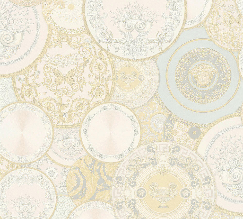 VINILNA TAPETA - barve šampanjca, Design, papir (70/1000cm)