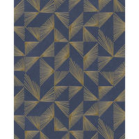 TAPETA VINILNA  plava, narančasta  - narančasta/plava, Design, papir (53*1000cm)