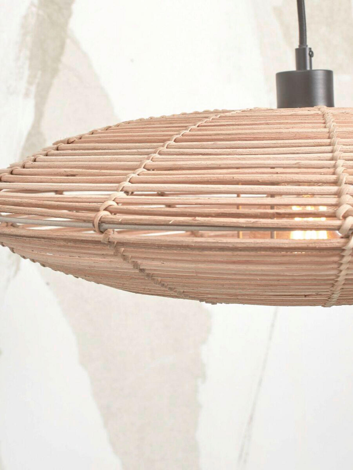 STOJACÍ LAMPA, 40/63/150 cm - bílá/přírodní barvy, Trend (40/63/150cm) - Good & Mojo