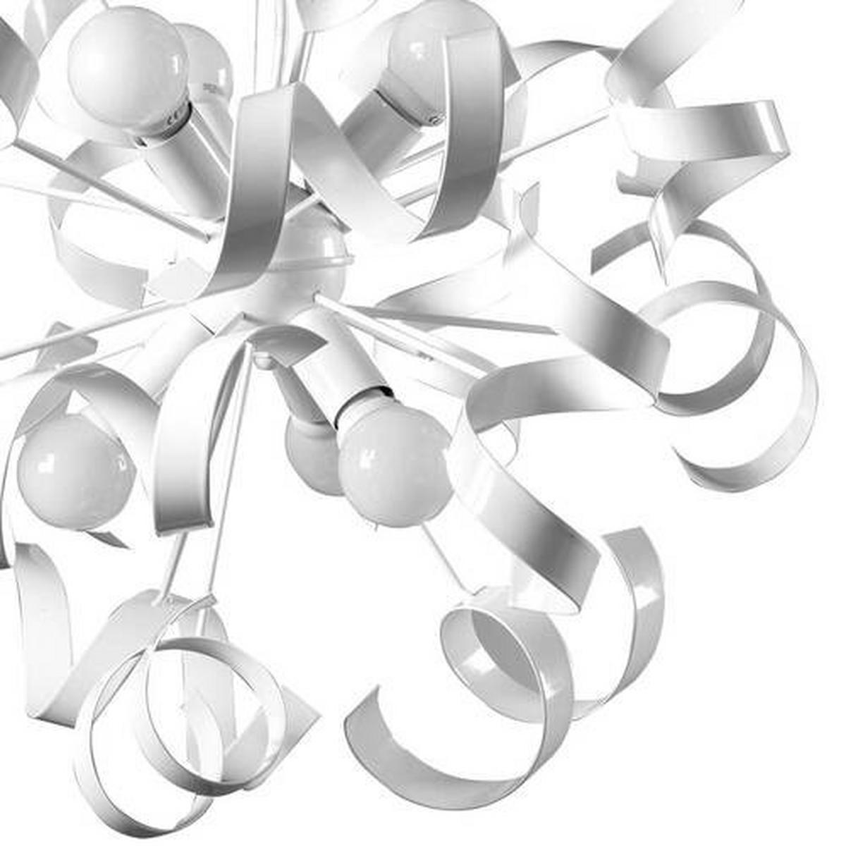 ZÁVĚSNÉ SVÍTIDLO, 50/150 cm  - bílá, Design, kov (50/150cm)