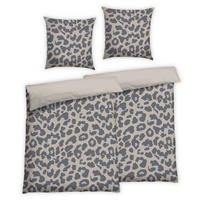 Bettwäsche 2er Set 4-teilig Renforcé 135/200 cm  - Beige, Basics, Textil (135/200cm) - Florella