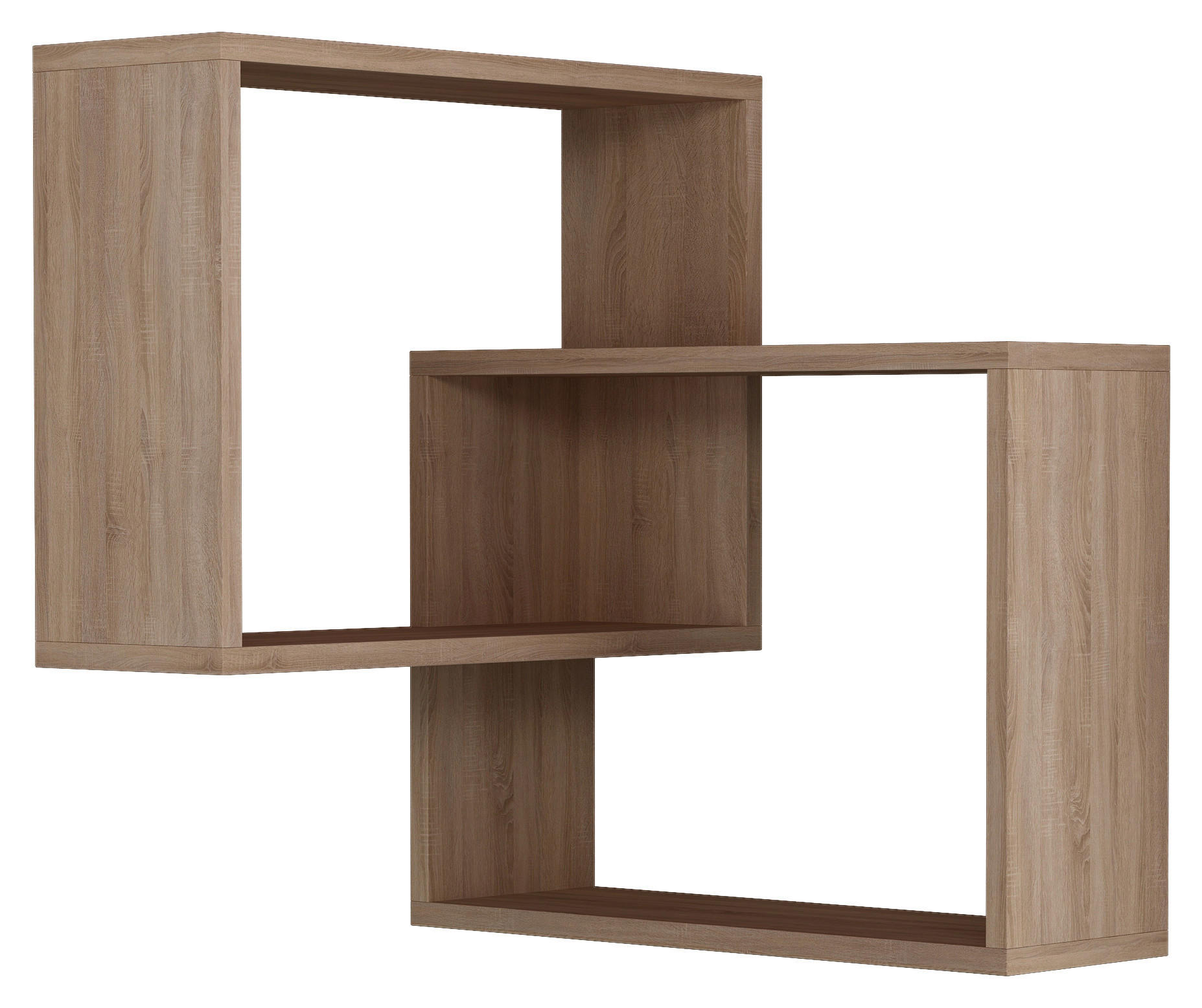 WANDBOARD Holzwerkstoff Eichefarben  - Eichefarben, Design, Holzwerkstoff (60/68/20cm) - Livetastic