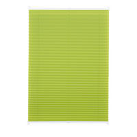 PLISSEE  halbtransparent   100/130 cm   - Grün, Basics, Textil (100/130cm)