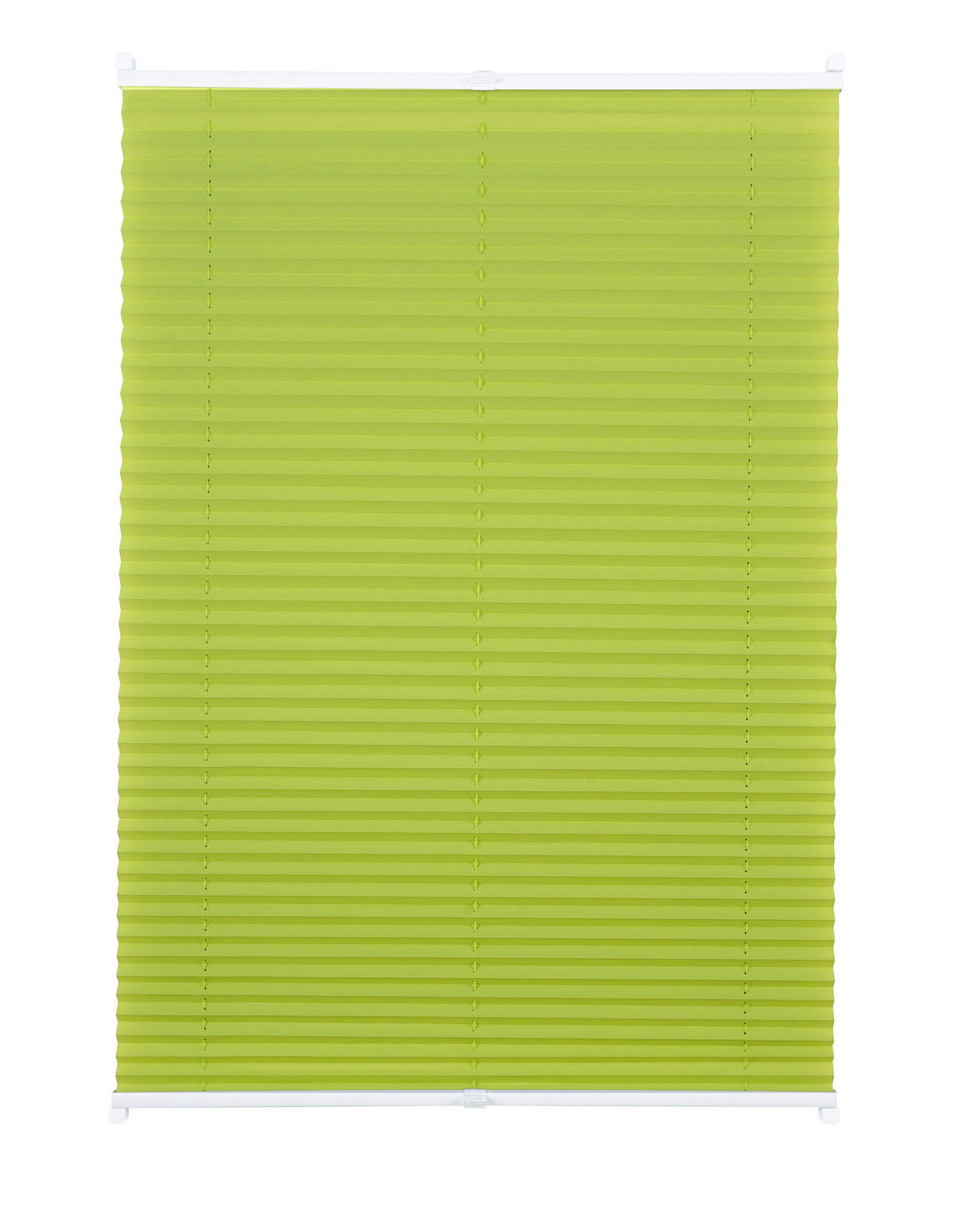 PLISSEE  halbtransparent   100/130 cm   - Grün, Basics, Textil (100/130cm)