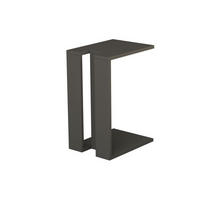 BEISTELLTISCH in Holzwerkstoff 30/40/57 cm  - Anthrazit, Design, Holzwerkstoff (30/40/57cm) - Livetastic