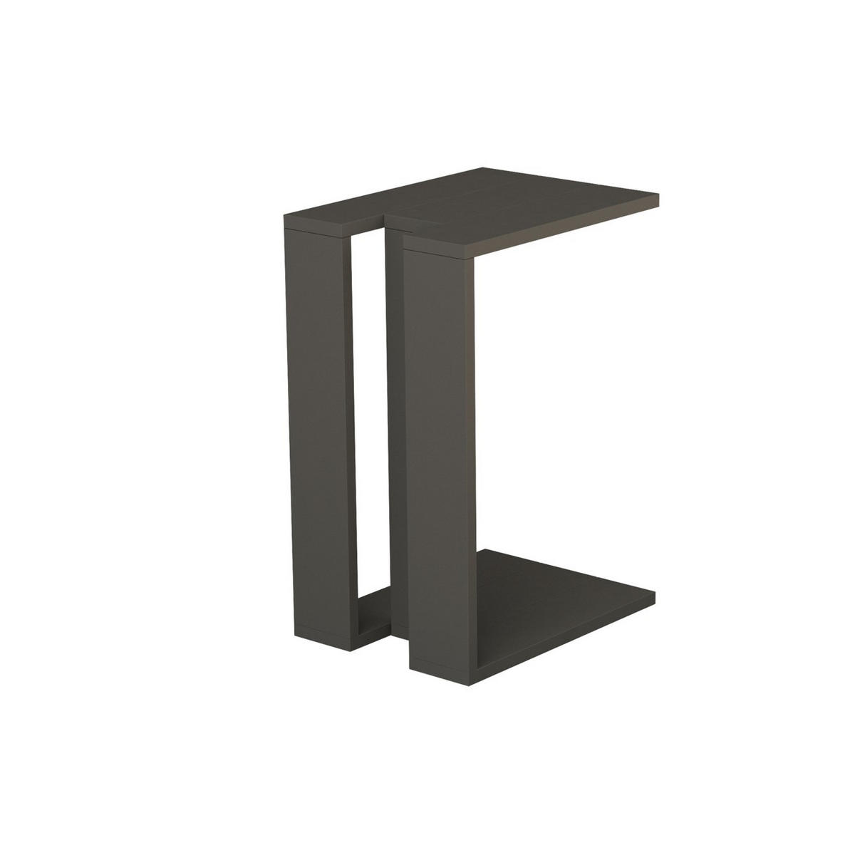 BEISTELLTISCH in Holzwerkstoff 30/40/57 cm  - Anthrazit, Design, Holzwerkstoff (30/40/57cm) - Livetastic