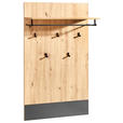 GARDEROBE 4-teilig  in 165/198/38 cm  - Anthrazit/Eiche Artisan, KONVENTIONELL, Holzwerkstoff (165/198/38cm) - Carryhome