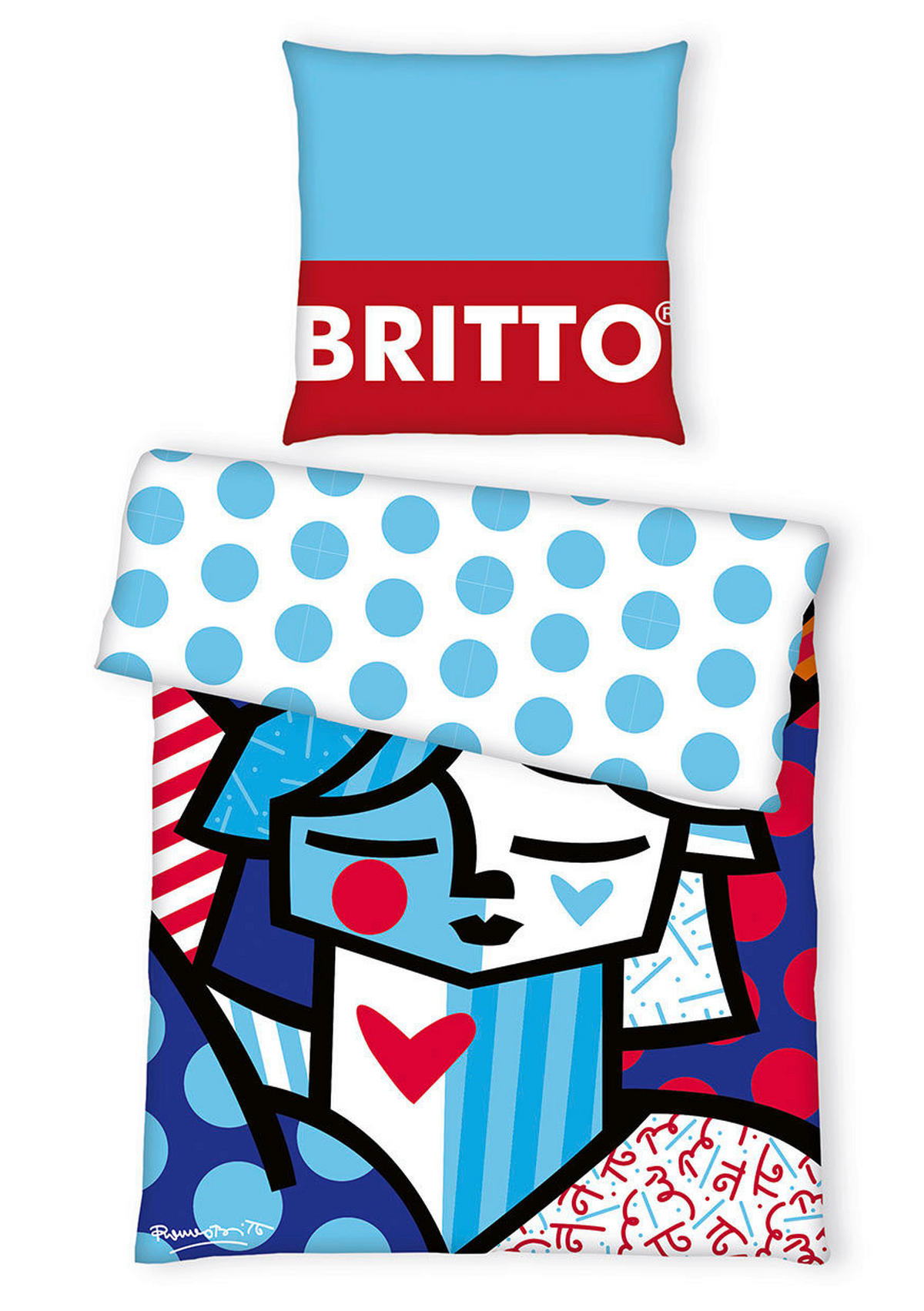 WENDEBETTWÄSCHE NEW YORK Renforcé 135/200 cm  - Multicolor, Basics, Naturmaterialien/Textil (135/200cm) - BRITTO
