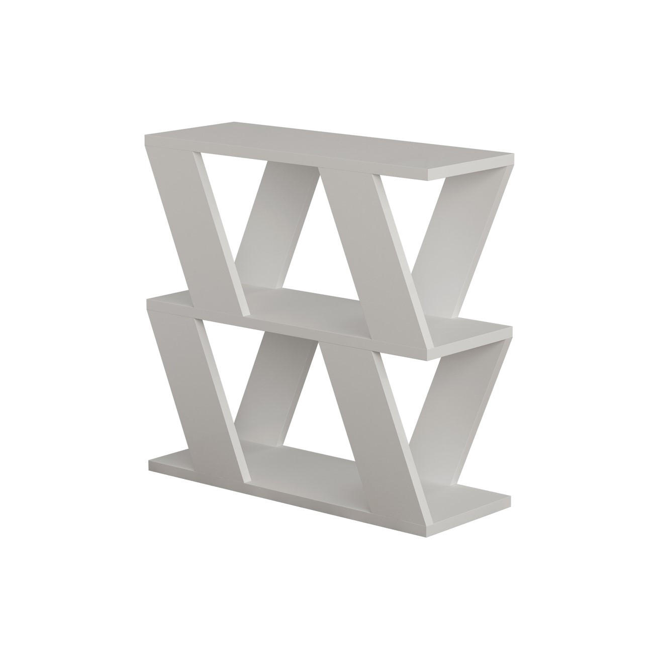 Livetastic Beistelltisch Weiß 60x56x22 cm
