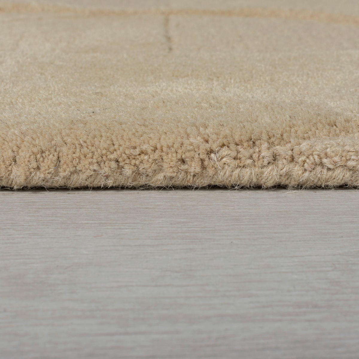WOLLTEPPICH 160/160 cm Moderno Beige  - Beige, Basics, Textil (160/160cm)