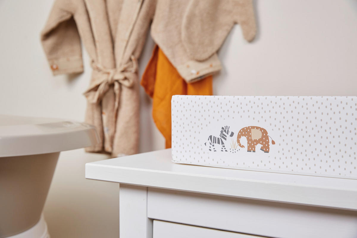 WICKELAUFLAGE  73/44,3/9,5 cm  - Blau/Pastellblau, Basics, Textil (73/44,3/9,5cm) - Bebe Jou