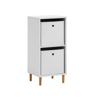 AKTENREGAL Weiß  - Weiß, MODERN, Holz/Holzwerkstoff (38,2/84,8/38,2cm) - Livetastic