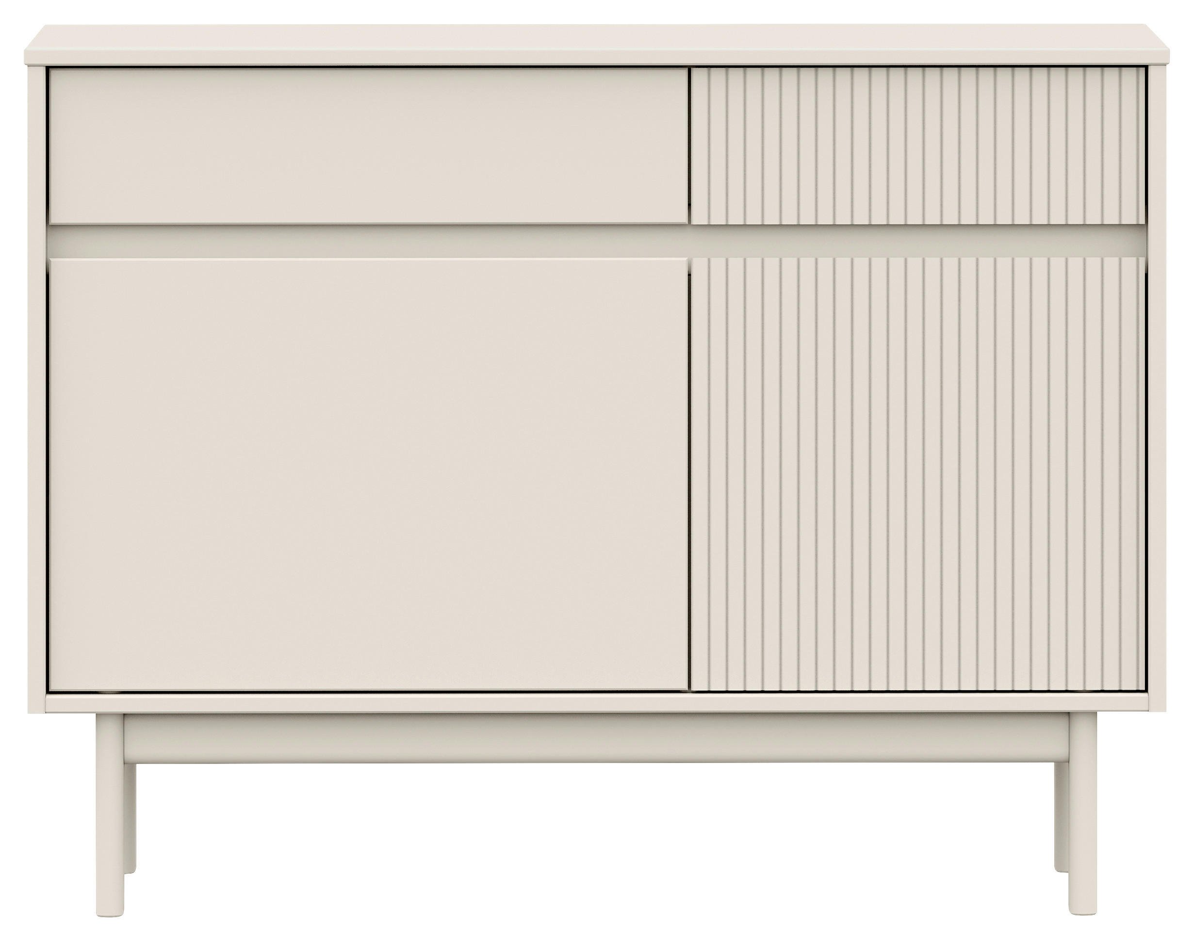 SIDEBOARD Canva  in 102/78/42 cm  - Beige, Design, Holz (102/78/42cm) - Livetastic