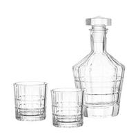 WHISKY-GLÄSERSET Spiritii  3-teilig  - Transparent, KONVENTIONELL, Glas (28,00/13,80/31,50cm) - Leonardo
