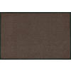 FUßMATTE 40/60 cm Brown  - Braun, KONVENTIONELL, Kunststoff/Textil (40/60cm) - wash+dry