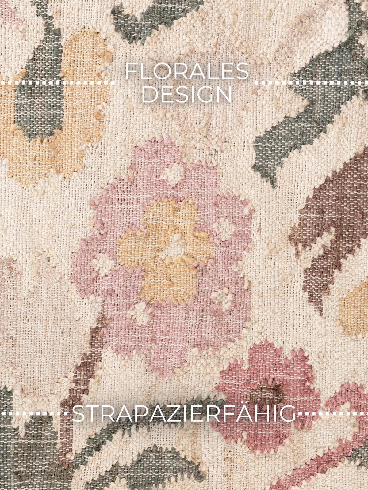 LÄUFER 80/200 cm Roya  - Multicolor/Creme, Basics, Textil (80/200cm) - Elle Decoration