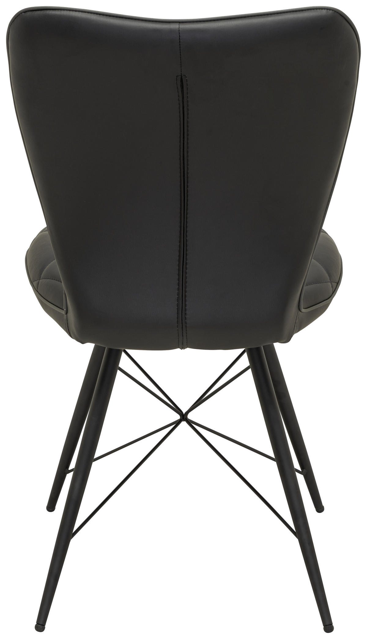STOLICA  crna  metal, tekstil      - crna, Design, metal/tekstil (49/90/61cm) - Hom`in